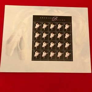 Ballet stamps matted